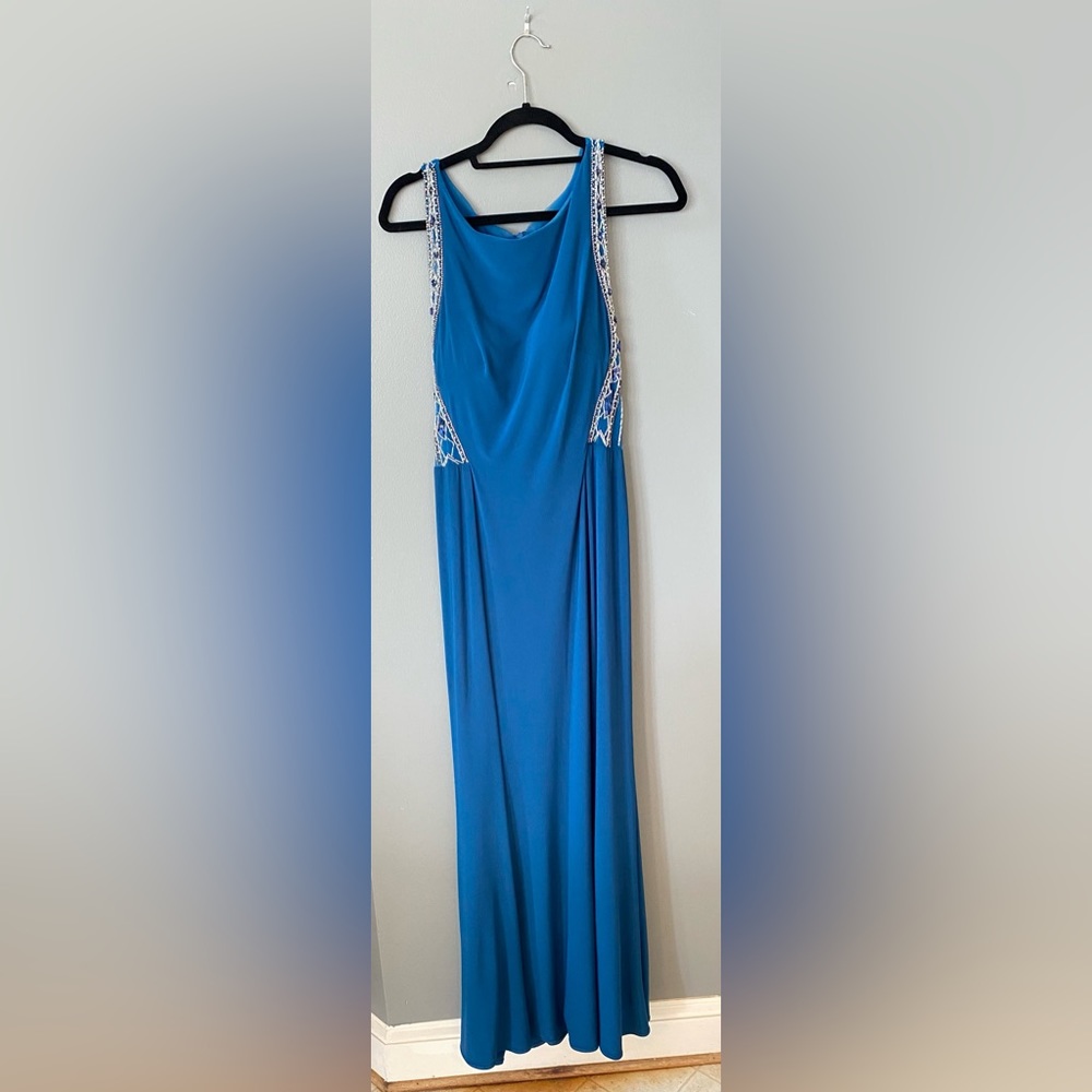 Blue Rina Di Montella Wedding Dress